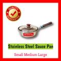 Stainless Steel Sauce Pan collection Stainless Steel Sauce Pan Multiple Size Cookware  Saucepan cooking pan high quality for kitchen home usage. 
