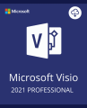 Microsoft Visio Professional 2021 Official Lifetime Activation Key for 5 PCs. 