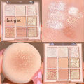 9 Colors Milk Tea Eyeshadow Pearlescent Matte Nine Palace Eye Shadow Makeup Long Lasting Glitter Light  Pigment Makeup Palette. 