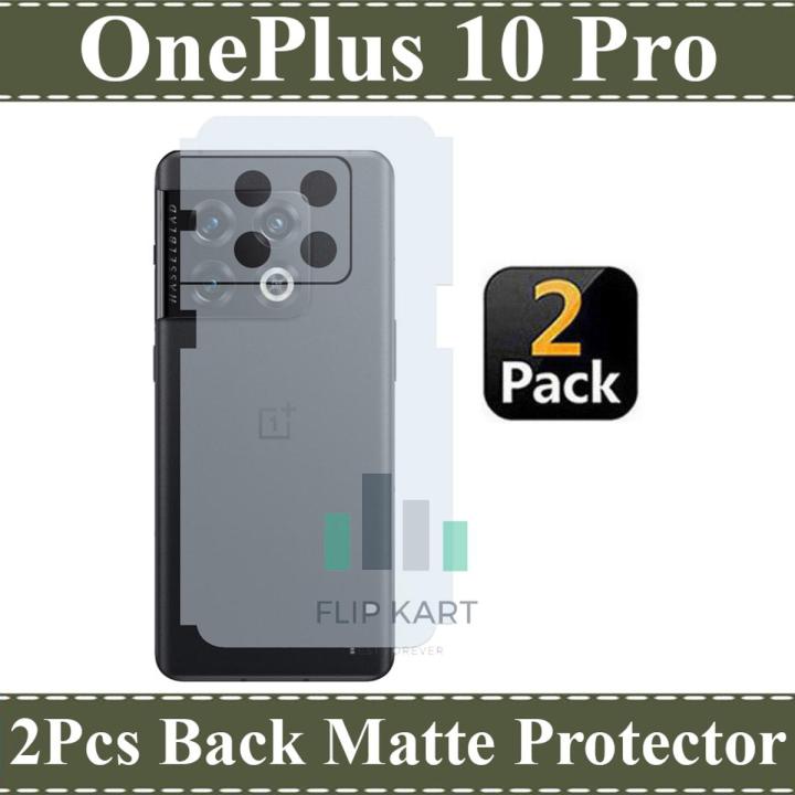 OnePlus 10 Pro Soft Skin Fiber Sheet Back Matte Protector For OnePlus 10 Pro - 2Pcs