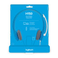 Logitech H150 Stereo Headset with Noise Cancellation Microphone (Sky Blue). 