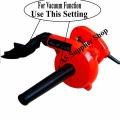 Imported 100% Pure Copper Winding Portable Electric Air Blower Vacuum Cleaner Double Function Dust Blower & Dust Vacuum Cleaner Electric Blower Compressor Pump With Dust Bag. 