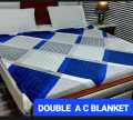 Double Bed AC Summer Blankets Kambal Multi Color and Design. 