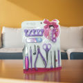 Manicure Pedicure Kit-11 pcs New Manicure Nail Clippers Pedicure Set - Manicure Pedicure Kit - Cuticle Grooming Kit Tools - Manicure Pedicure Nail Clippers Cleaner Set - By AURA MART. 