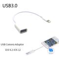 For Apple Interface Male to USB Female OTG Adapter Cable for Apple iPhone 5 5s 6 6s Plus 7 Style:Suitable for iOS 10.2 and below. 