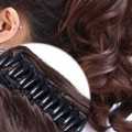 Long Thick Wave Hair Extension  With Clip ON Bendable Claw Clip Updo Style Catcher Wali Extension. 