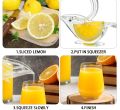 Bird Shape Manual Lemon Clip Squeezer, Acrylic Lemon Juicer, Convenient Fruit Juice Gadget, Hand Press Lemon Squeezer for Kitchen, Citrus Press Juicer Squeezer Kitchen Tool, Ergonomic Portable Fruit Juicer, Lemon Slice Wedge Squeezer _KIT_ KS. 