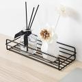 Punch-Free Multipurpose Kitchen Bathroom Wall Holder Metal Shelf Storage with Strong Magic Sticker. 
