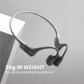 AfterShokz Aeropex Sport Running Headphones, Wireless Bone Conduction Bluetooth Earphones with Mic, IP67 Waterproof for Cycling, Work out (Silver Grey). 