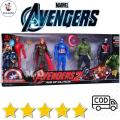 Superheroes Pack Of 5 Avengers Set Action Figure With Accessories Included For Kids - G10900. 
