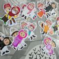 Eid Mubarak Boy and Girl Eidi Tuck Cards Pack of 6 Cards. 