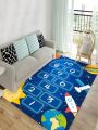 Children Hopscotch Play Mat Soft Non Slip Play Floor Mats for Boys Girls Bedroom Playroom. 