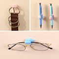 Adhesive Wall Hook  Multipurpose Wall Mounted Silicone Thumb Holder Bedroom,Cable Wire Holder Multicolor. 