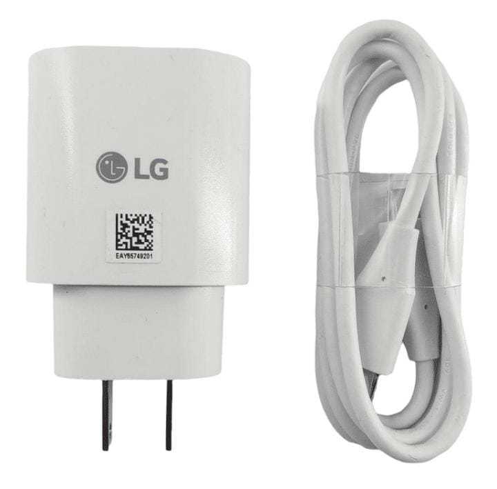 Super Fast 25W Charger for LG G Pad 5 10.1 Original Genuine Fast Charge USB C Type-C Kit! True Quick Charging Genuine LG 25W Super Fast Charging Wall Adapter with LG OEM USB-C to USB-C Cable