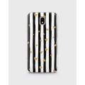 Samsung Galaxy J320 J3 2017 Cover case Soft   Lines & Gilden Heart - 1cover2359. 