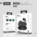 Mini T25 Wireless Headphones Stereo Sport Touch Headset TWS Bluetooth V5.1 Earbuds with Microphone With waterproof technology. 
