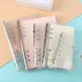 A5 A6 Glitter Transparent Notebook Loose Leaf Notebook Paper Planner Inner Page ring binder Stationery Gift Traveler Journal. 