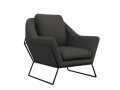 INTERWOOD Bedroom Sofa Chair Buzz Relex In Deep Blue Colour - Secure delivery + Installation (Karachi - Lahore - Islamabad). 