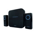 Wireless Door Bell with Separate Ringtones on Dual button Black - Long Range Upto 30m. 