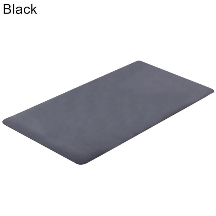 Anti-slip Waterproof Double-sided Faux Leather Mouse Pad Desktop Mat Table Cover