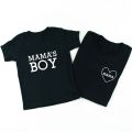 Mommy and Me Shirts Mama and Mama's Boy Mom and Son T Shirt Cute Family Look Matching Clothes Mother Son Outfits T-shirt. 