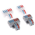 Mini Fast Wire Connector Push-in Conductor Terminal Block PCT-222 SPL-62/42 Encounter. 