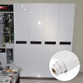 108 inch Wallpaper PVC Sheet For Kitchen Cabinet Door Wall Table Fridge - White. 