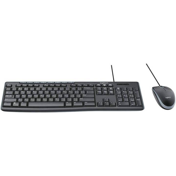 Logitech Media Combo MK200 Full-Size Keyboard and High-Definition Optical Mouse