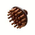1pcs Rosewood Scalp Massager Handheld Relaxation Tool with Ergonomic Handle for Full Body Massage, Wooden Fatigue Relief Comb wi. 