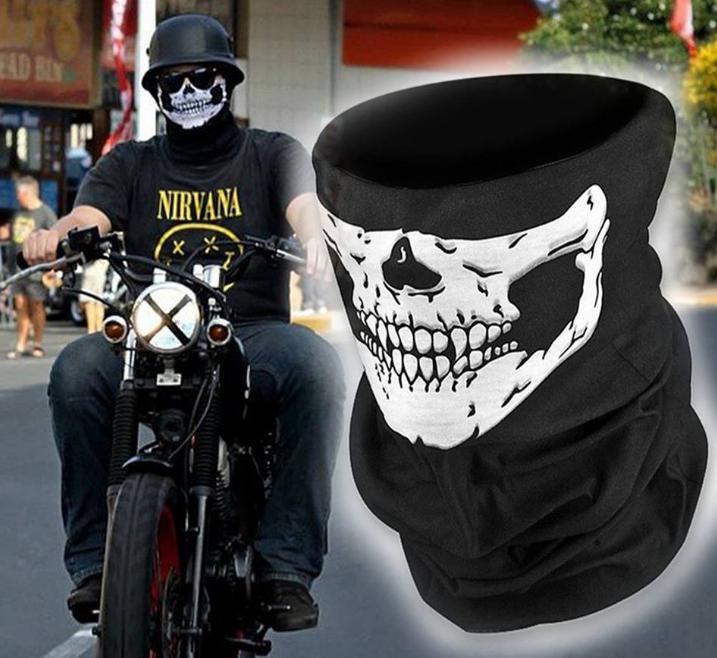 Rev Up Your Style with our Motorcycle Skull Mask mask for Halloween, mask for motorcycle ,half face mask , ghost face mask