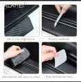 Suzuki Logo Side Door Edge Guard Door Sill Scuff Plate Protection Strips Carbon Fiber -4 Pieces-. 