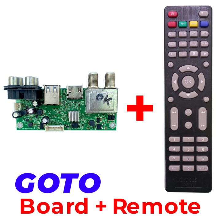Universal Full HD 1080p DVB Dish Satellite Receiver Board GoTo + Remote