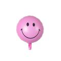 Emoji Smiley Foil Balloon - 18 Inch - Emoji Themed Party - Pink - Unisex - Pack of 1. 