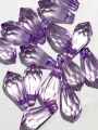 Pack of 40gms Beads, Purple Drop Tussle (Latkan) Acrylic Beads For DIY Jewelry Making, Jewelry, DIY, Dresses And Crafting Accessories.. 