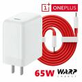 Warp Charger 65W - OnePlus Fast Charging USB-C to USB-C Adapter and Cable. 