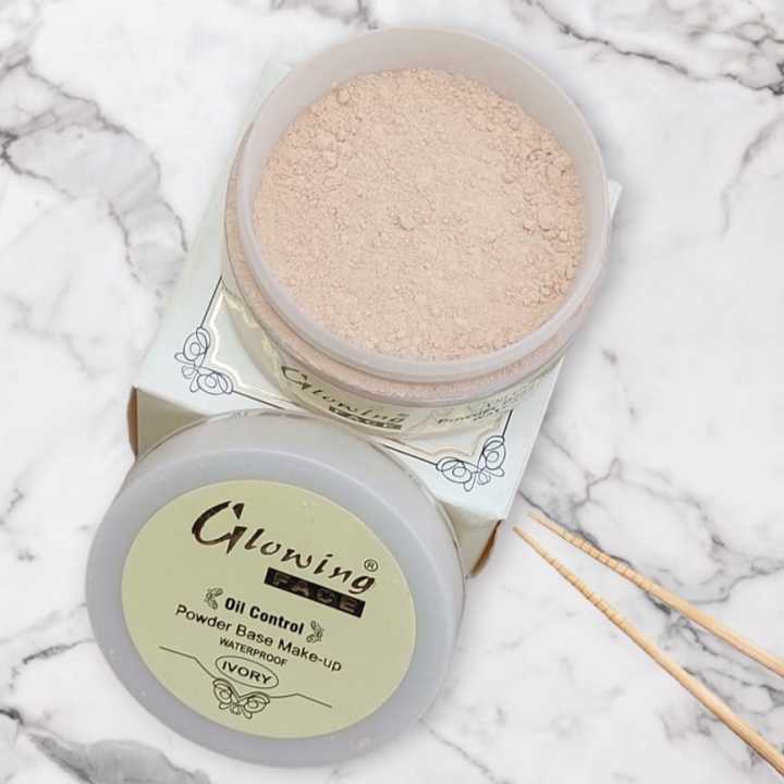 Glowing%20Face%20Oil%20Control%20Powder%20Base%20Makeup%20Waterproof%20Loose%20Powder%20-%20Iv0ry%20-%20Image%203
