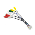 20 Pin Android Car Stereo Automotive Connector RCA Wiring Harness Adapter 7-Head RCA Audio/Video AUX Cable. 