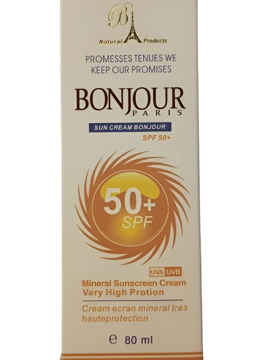 Bonjour Paris Sun Cream SPF 50+ 80ml