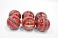 PACK OF 6 RED HARD BALL TIGER BALL CIRCKET SPORTS. 