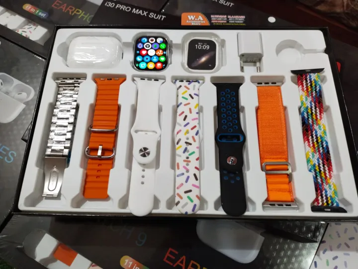 i30%20Pro%20Max%20Suit%20Hi%20watch%209%20Ultra%2011%20in%201%20Set%20Smart%20watch%20with%20Free%20Airbuds,%205v%20Adapter%20and%20Aluminum%20Case-i20%20Ultra%20suit%20max%20%7C%2049mm%20Big%20HD%20Display%20%7C%20Bluetooth%20calling%20and%20touch%20watch%20-%20Image%206