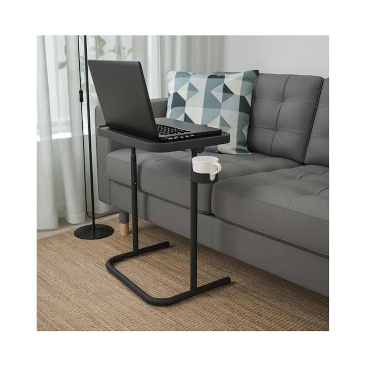 IKEA BJORKASEN Laptop Table - Black - Beige - Turquoise