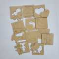Kids Wooden Drawing Stencils Kit  inner +Outer] With Puzzle | Plzpapa. 