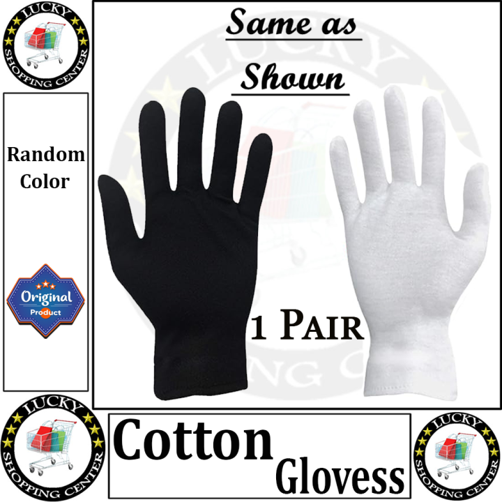 Poly-Cotton Knitted Summer Hand Gloves for Men 1 Pair