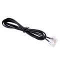 2Pcs RJ11 6P4C Telephone Cable Cord ADSL Modem, 1 Meters & 2 Meters. 