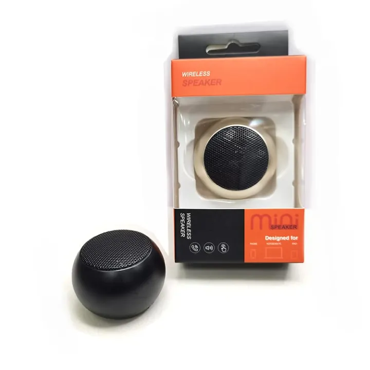 TWS Mini Wireless Bluetooth Speaker Portable with Stereo Sound, LED ...