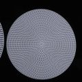 Round Plastic Canvas Shapes Circles Sheets for Embroidery Crafting 6" inch Diameter. 