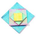 50 Sheets Multi-size Mixed Shining Color Handmade Material Glittering Origami Paper Scrapbooking Decoration DIY Accessories Square Folding Papers. 
