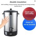 Wtrtr 30L Electric Water Boiler, Commercial Insulation Bucket Electric Hot Water Pot Stainless Steel Insulation Cask Milk Tea Kettle Large Capacity. 