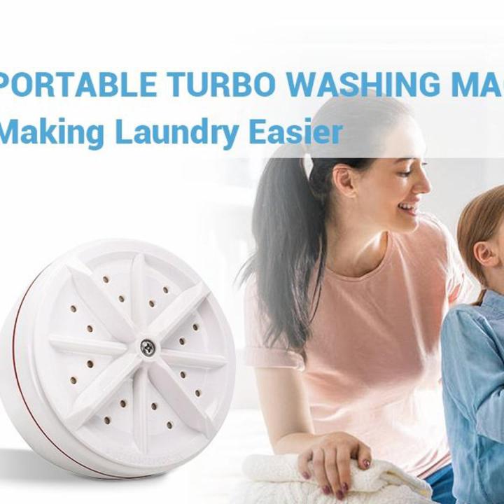 Portable Mini Washing Machine, Ultrasonic Turbine Washing Machine