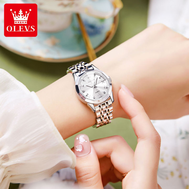 OLEVS%20Watch%20for%20Women%20%20Branded%20%20Stainless%20steel%20Water%20Proof%20Elegant%20Luminous%20Ladies%20Watches%209931%20-%20Image%204
